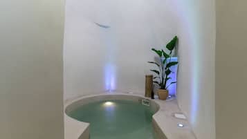 Luxury Suite, Private Pool | Bathroom | Shower, free toiletries, hair dryer, slippers