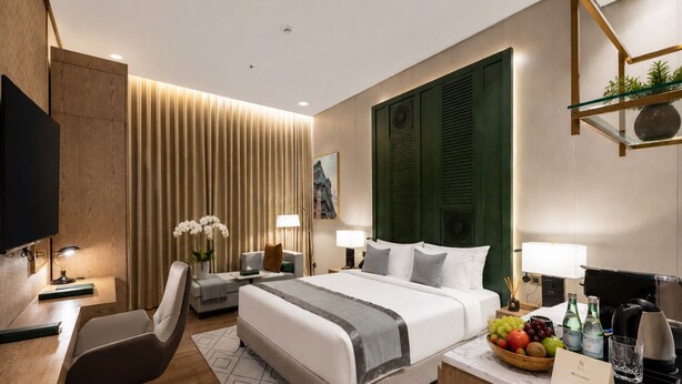 Deluxe Double or Twin Room, City View | In-room safe, desk, laptop workspace, blackout curtains