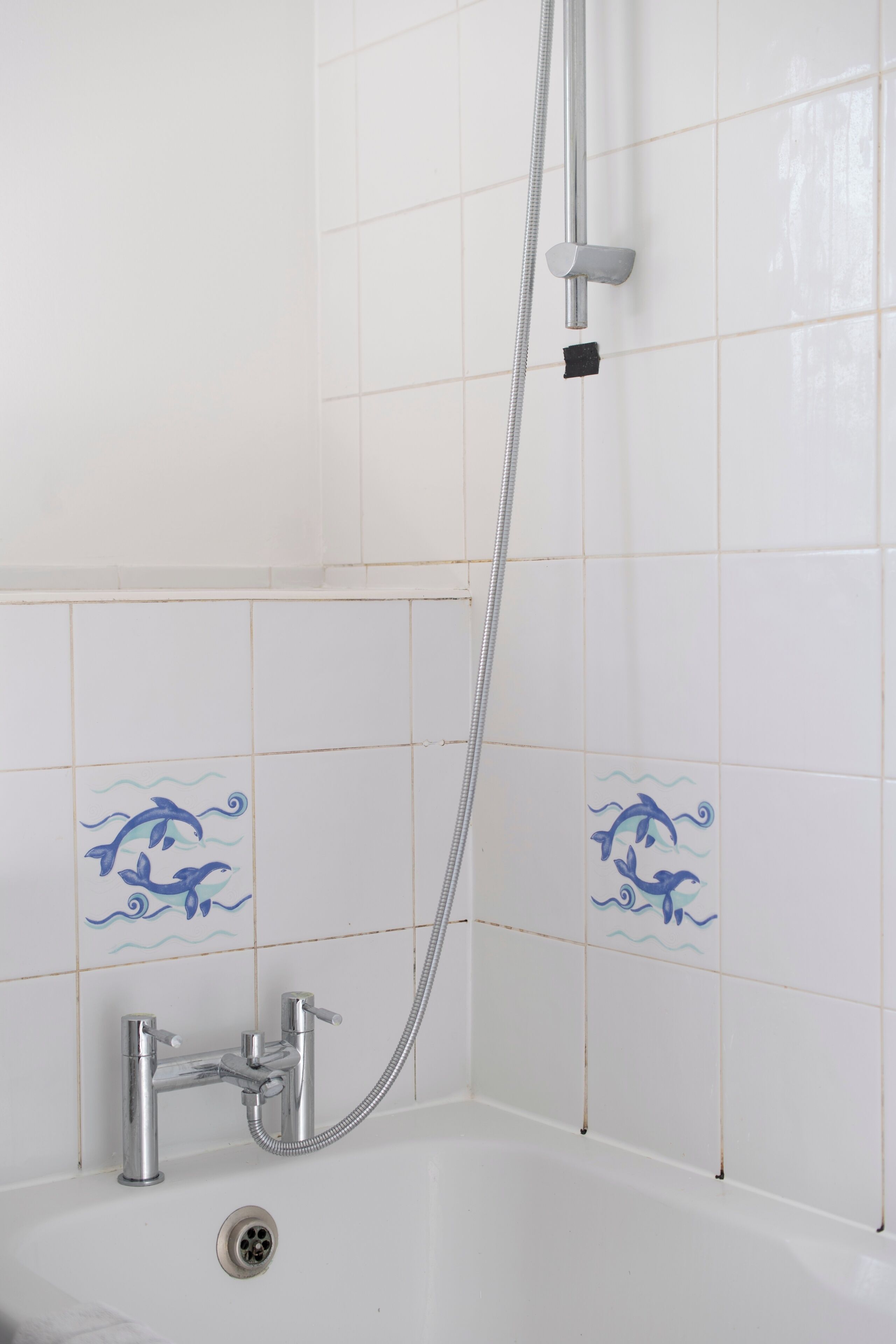 Combined shower/tub, deep soaking tub, hair dryer, towels