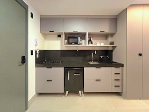 Apartment | Private kitchen - Get Sense By Hosppedar (João Pessoa)