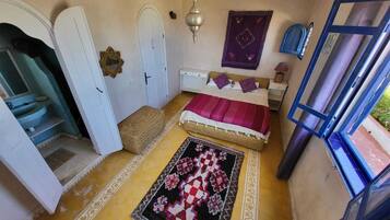 Classic Double Room, Patio, Beach View