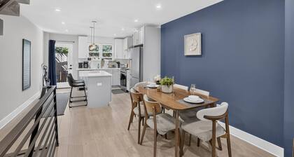 Elegant 4BR · Roof Deck & Movie Rm · 8 Min to CHOP
