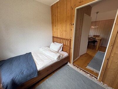 5 minutes to the saltwater baths.  Near Smögen, forests, and golf.