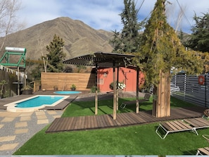 Ferienhütte | Pool | Außenpool (je nach Saison geöffnet)