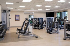 A gym with various exercise equipment, including treadmills, weight machines, and free weights. - 3 Bedroom Villa at Westin Nanea Ocean Resort (Lahaina)