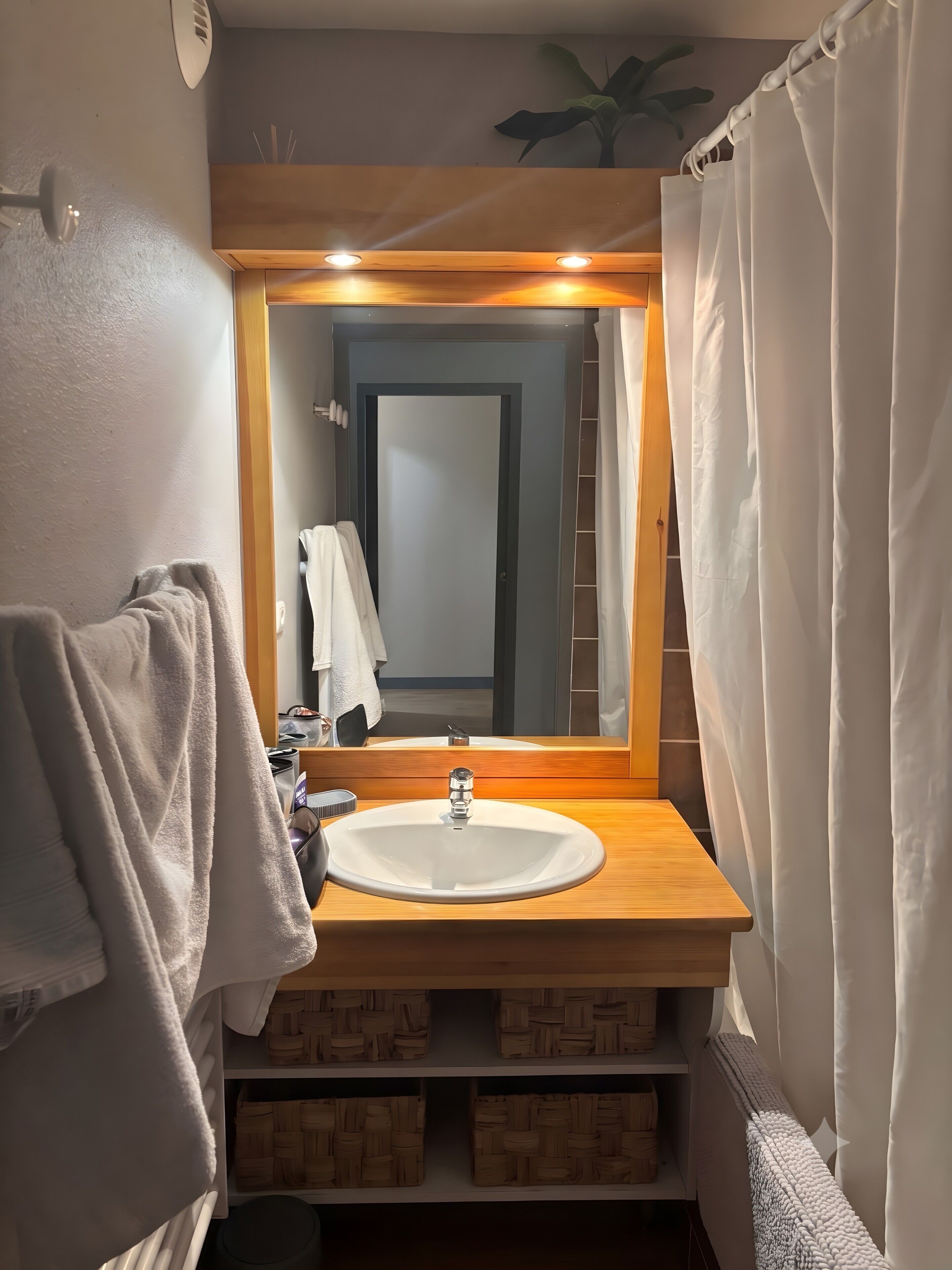 Dusche, Handtücher