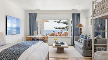 Luxury Studio Suite, Multiple Beds, Patio, Ocean View | In-room safe, blackout drapes, iron/ironing board, WiFi (free)