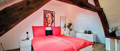 2 chambres, fer et planche à repasser, accès Internet, draps fournis