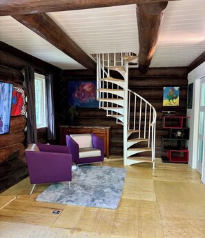 Interior - Bois Rond du Lac Simon, SPA, Acces au Lac, Foyer (Chénéville)