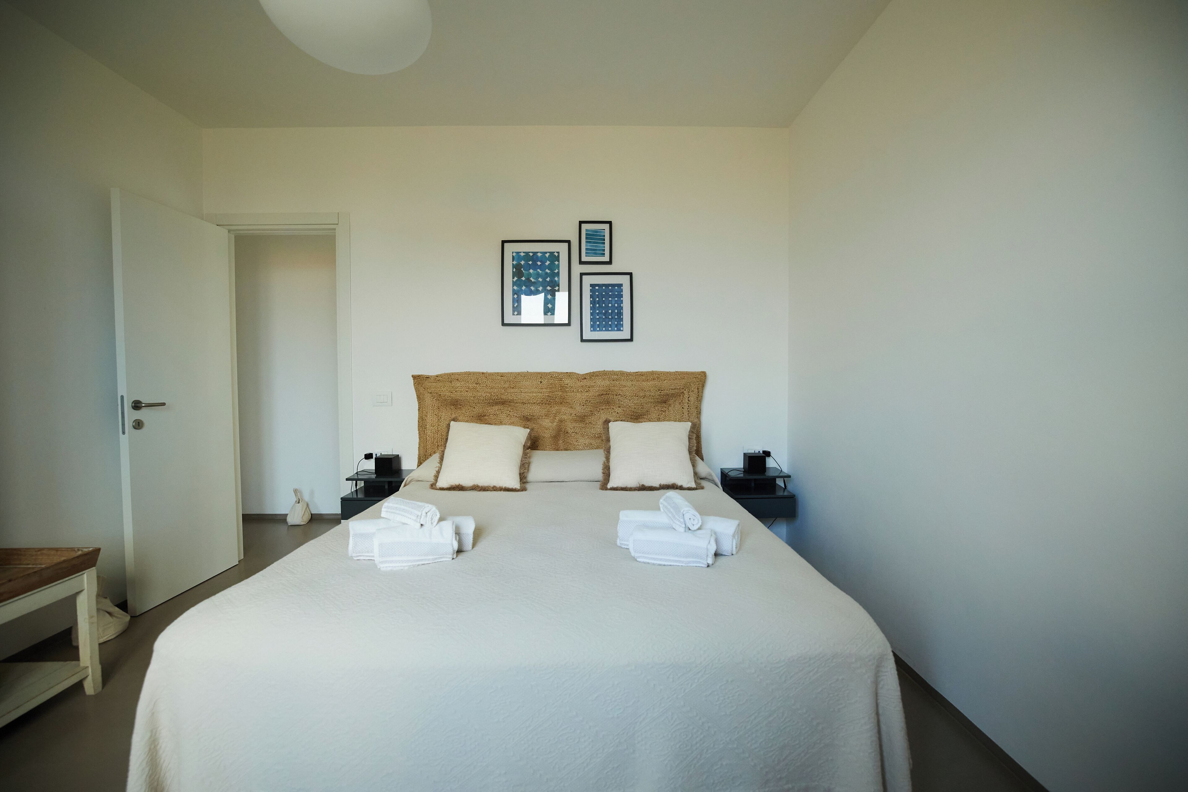 Villa Deluxe, vistas a la bahía | Sábanas italianas Frette y ropa de cama de alta calidad