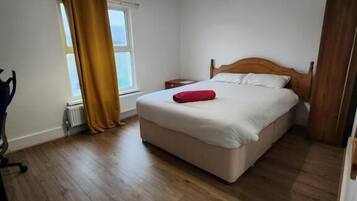 Blackout curtains, soundproofing, iron/ironing board, free WiFi