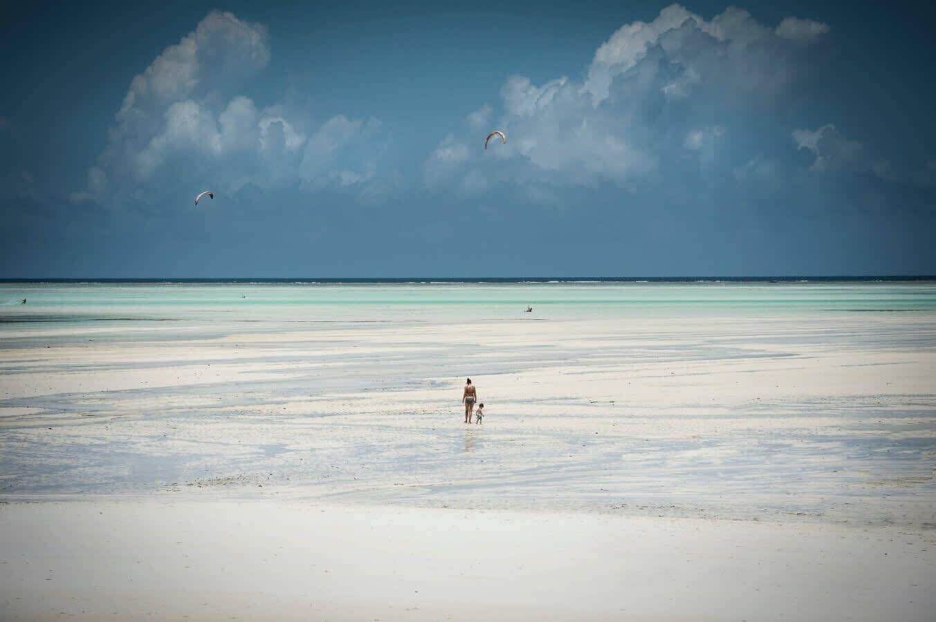 On the beach
