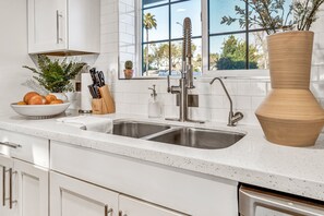 Private kitchen - NEW! Heated Pool, Hot Tub, Putting Green, Game Yard & Near Downtown Phoenix! (Phoenix)
