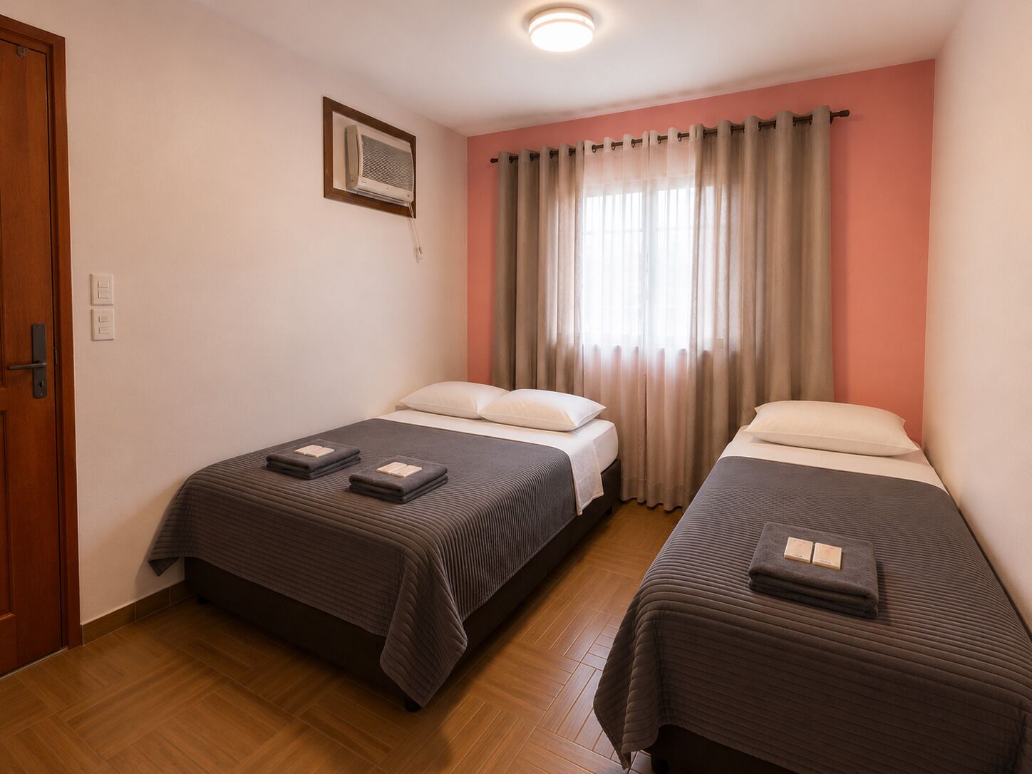 Comfort-Vierbettzimmer, Blick auf den Innenhof