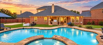 5-BD/3-BA Spacious Getaway | Pool, Golf Sim & More