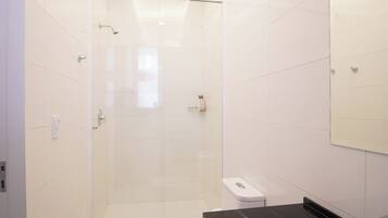 Comfort Double or Twin Room | Bathroom | Shower, free toiletries, towels, soap