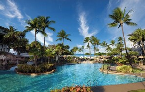 Pool - ALOHA!! GRAND Ocean view 1-BdRm studio VILLA  on the gorgeous Kaanapail Beach (Lahaina)