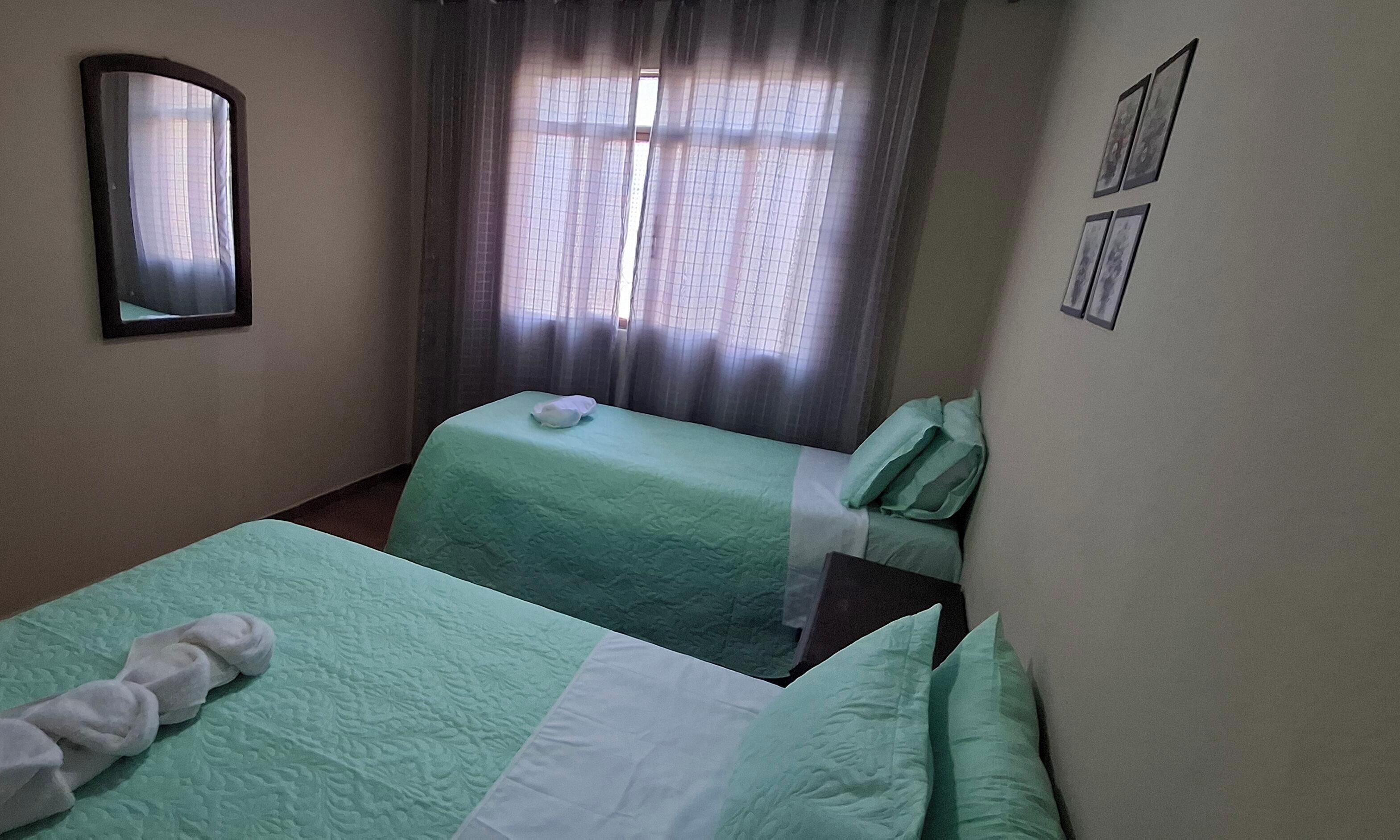 Quarto duplo, em dormitório misto, aceita animais de estimação