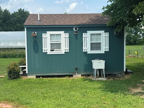 Cozy Aframe Cabin with Hot Tub, Fire Pit & Peaceful Country Views & Pet Friendly