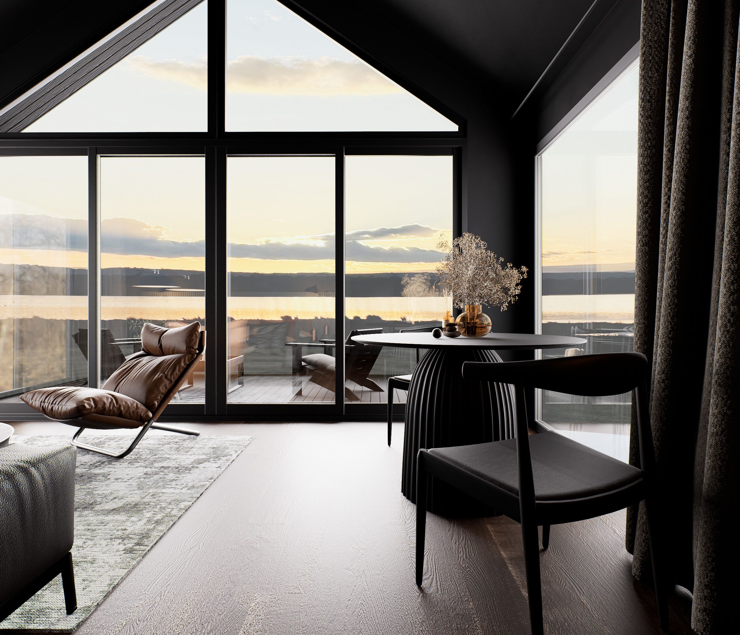 Habitación de lujo, vista al lago, junto al lago | Restaurantes