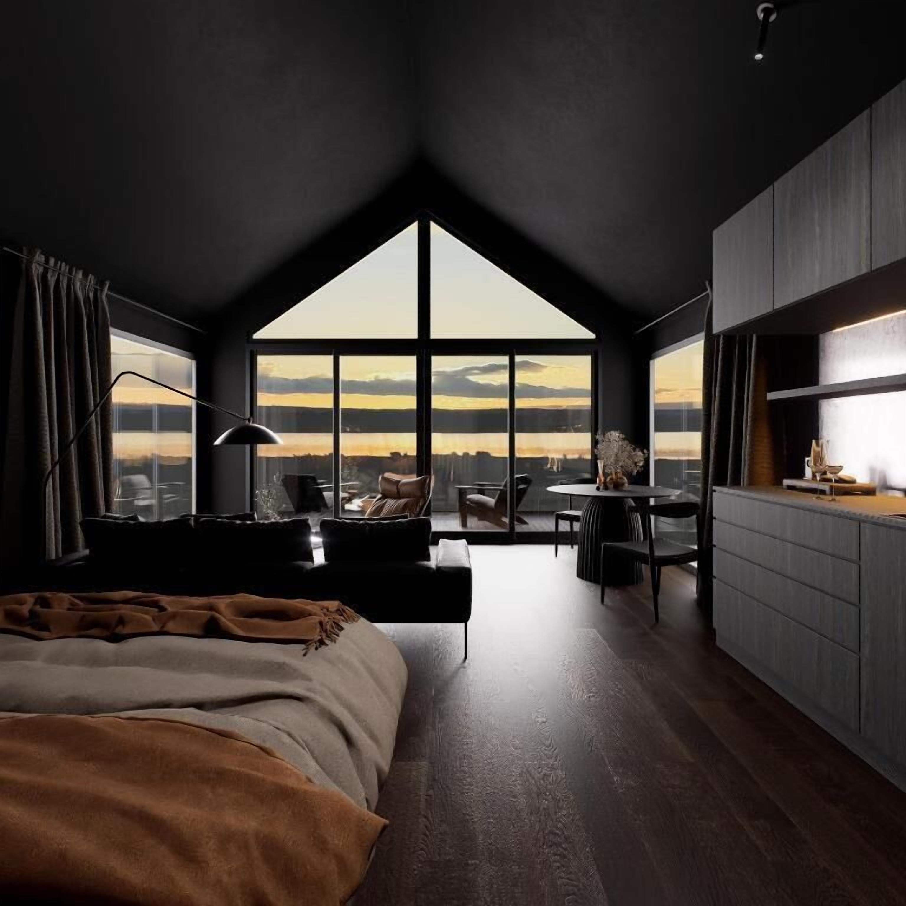 Ropa de cama de alta calidad, edredón, camas con pillow-top y minibar 