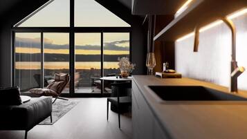 Habitación de lujo, vista al lago, junto al lago | Interior