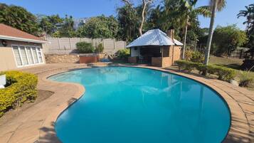 Room, 2 Bedrooms, Accessible, Fireplace | Pool | Outdoor pool