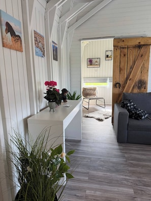 Cabin, 2 Bedrooms | Lobby - Summer House Offers Breathtaking Views and Horses (Selfoss)