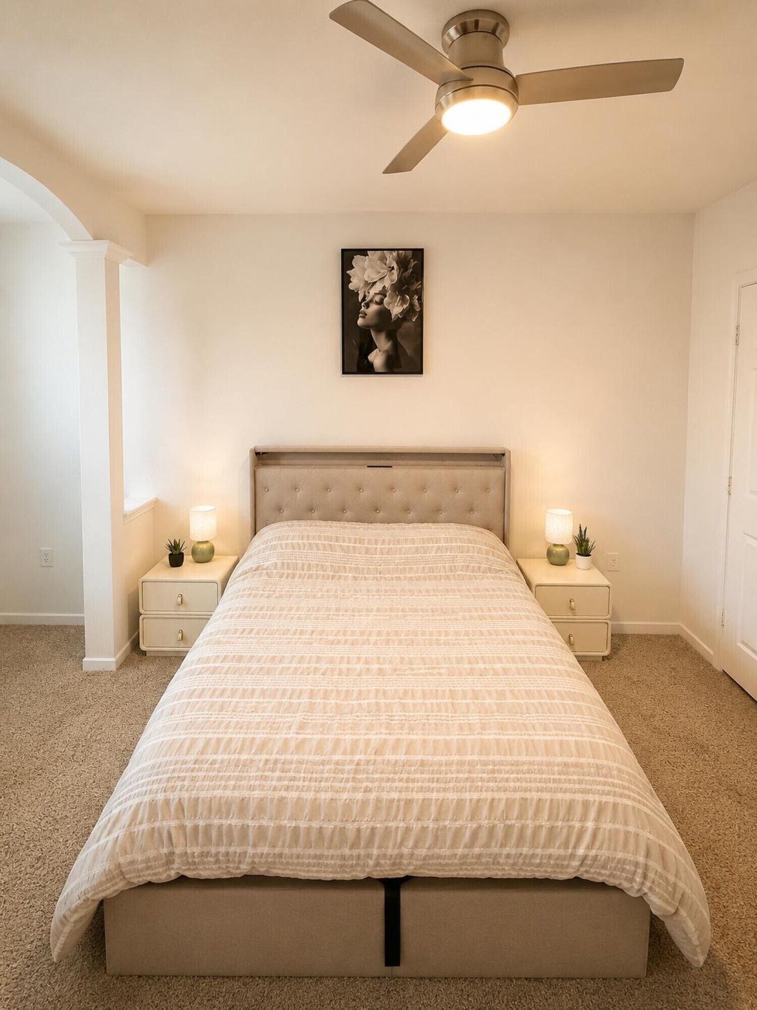 1 bedroom, iron/ironing board, internet, bed sheets