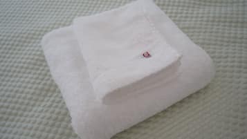 Sèche-cheveux, bidet, serviettes fournies, savon