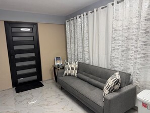 Living area - A - Beach access  1-bedroom apartment  A with AC in Aguadilla (Puerto rico)