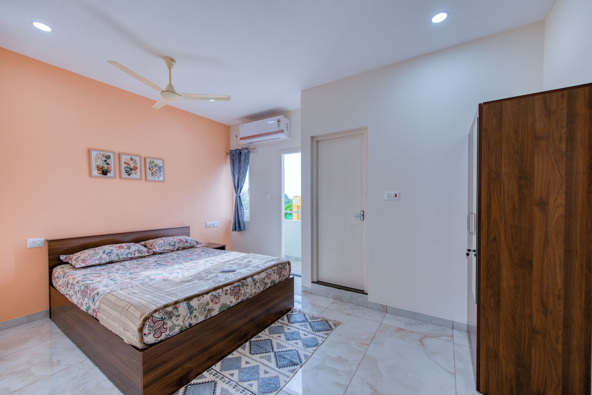 Departamento, 2 habitaciones, cocina | Sábanas de algodón egipcio y ropa de cama de alta calidad