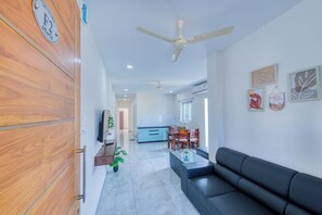 Apartment, City View | Living area - The Crown Homestay (Puducherry)