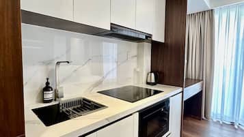 Superior Studio, Balcony, City View | In-room safe, desk, laptop workspace, iron/ironing board (on request)