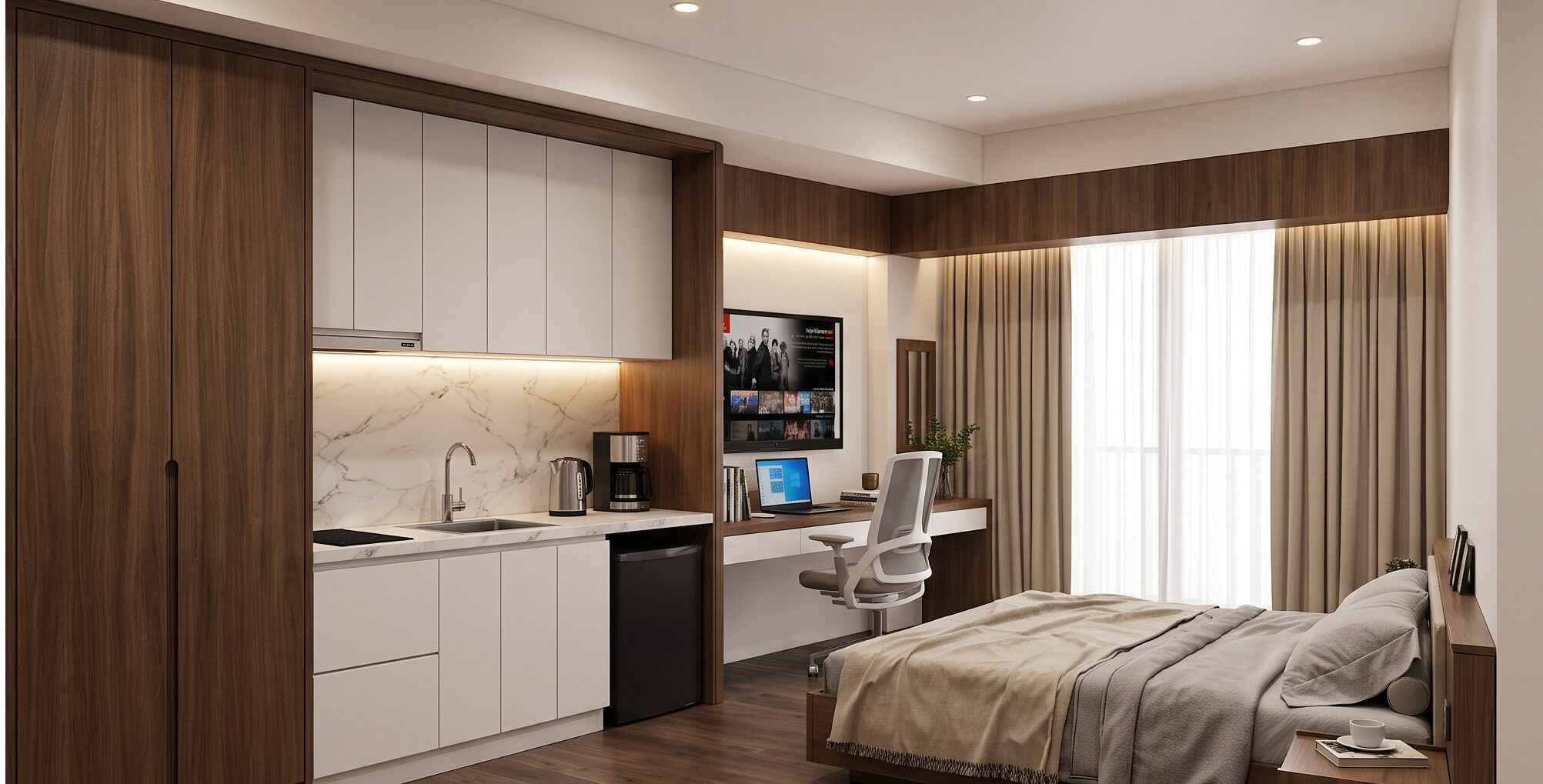 In-room safe, desk, laptop workspace, iron/ironing board (on request)