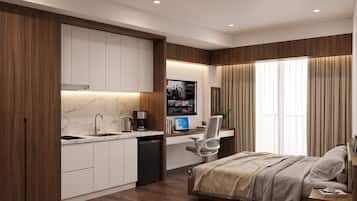 In-room safe, desk, laptop workspace, iron/ironing board (on request)