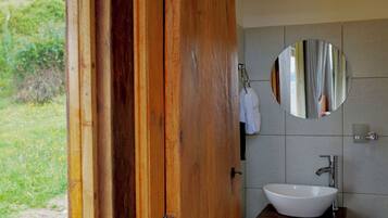 Towels, soap, toilet paper