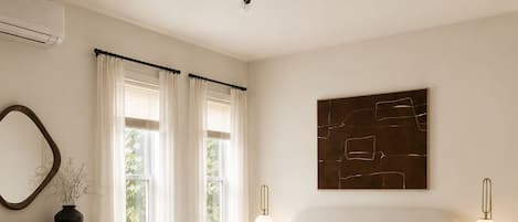 2 chambres, fer et planche à repasser, accès à Internet, literie fournie