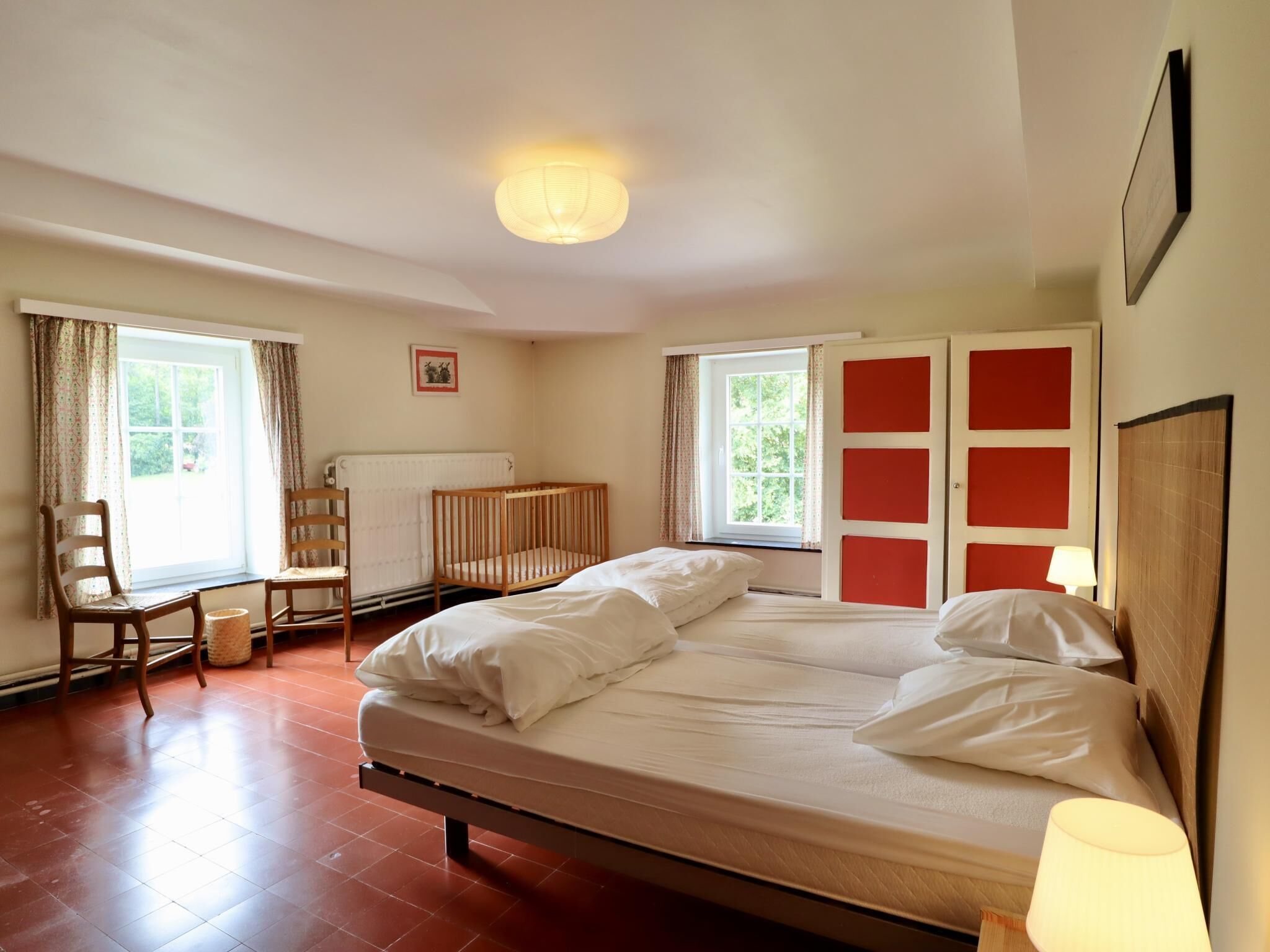 7 chambres, accès Internet