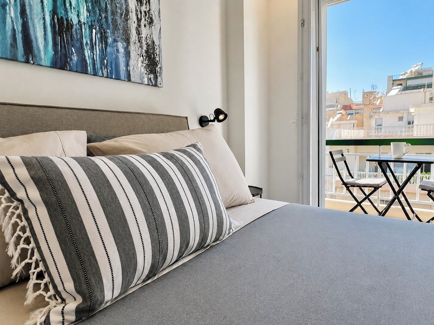 1 bedroom, iron/ironing board, Internet, bed sheets