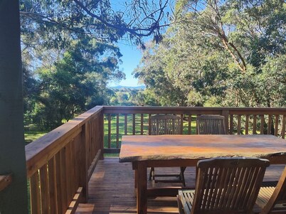  Wilson's Prom doorstep, glorious sea views, forested land, large elevated deck.