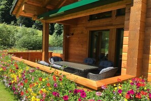 Outdoor dining - Cabin with 3 bedrooms (Gaschurn\/Partenen)