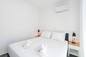 Iron/ironing board, travel cot - Olive Garden Residential Complex - One Bedroom Apartment (Kavala)
