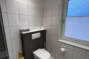 Douche, séchoir à cheveux