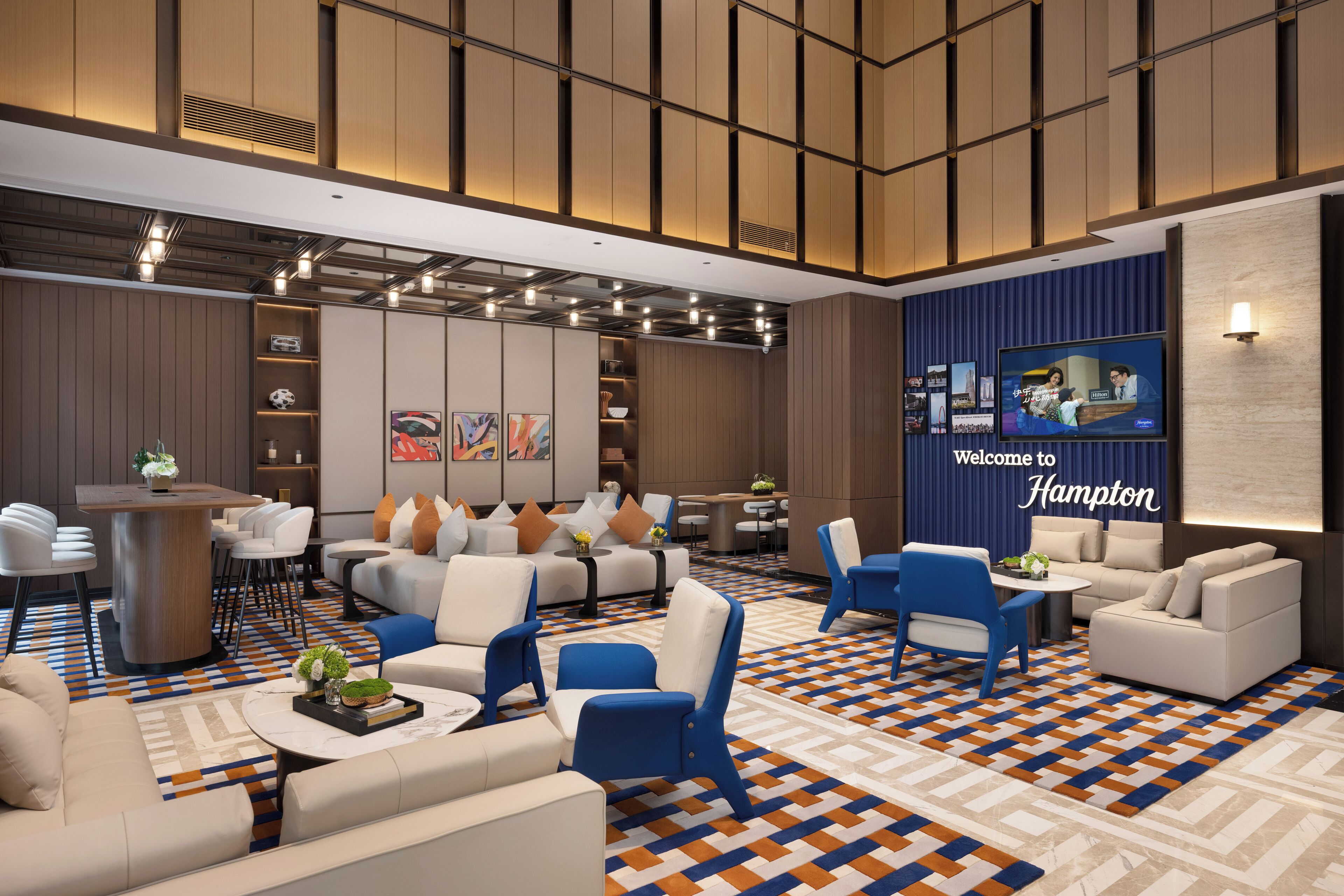 Lobby sitting area