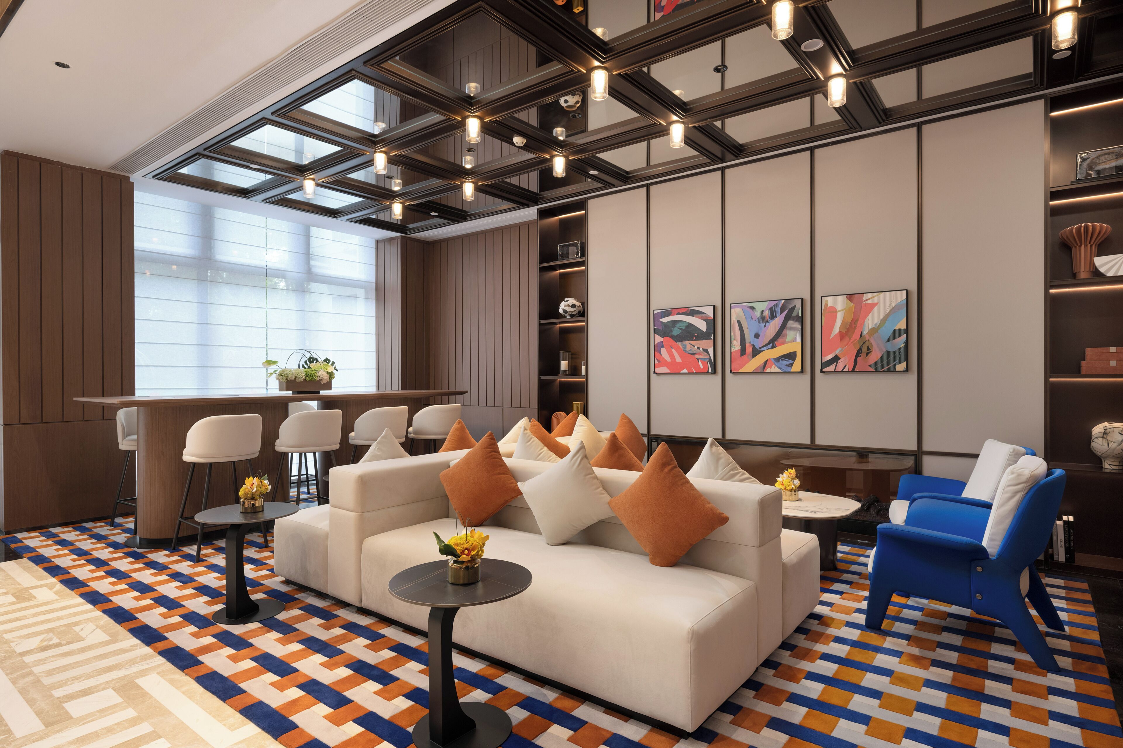 Lobby sitting area