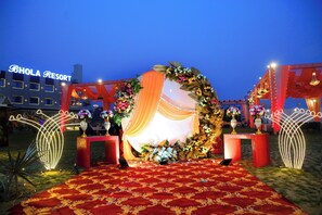 Espace banquet en plein air
