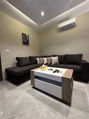 Apartment, 1 Bedroom, Accessible, Smoking | Living room - 304 Al-najeh JRE Apartments For Rent ave (Amman)