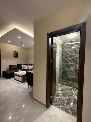 Apartment, 1 Bedroom, Accessible, Smoking | Living room - 304 Al-najeh JRE Apartments For Rent ave (Amman)