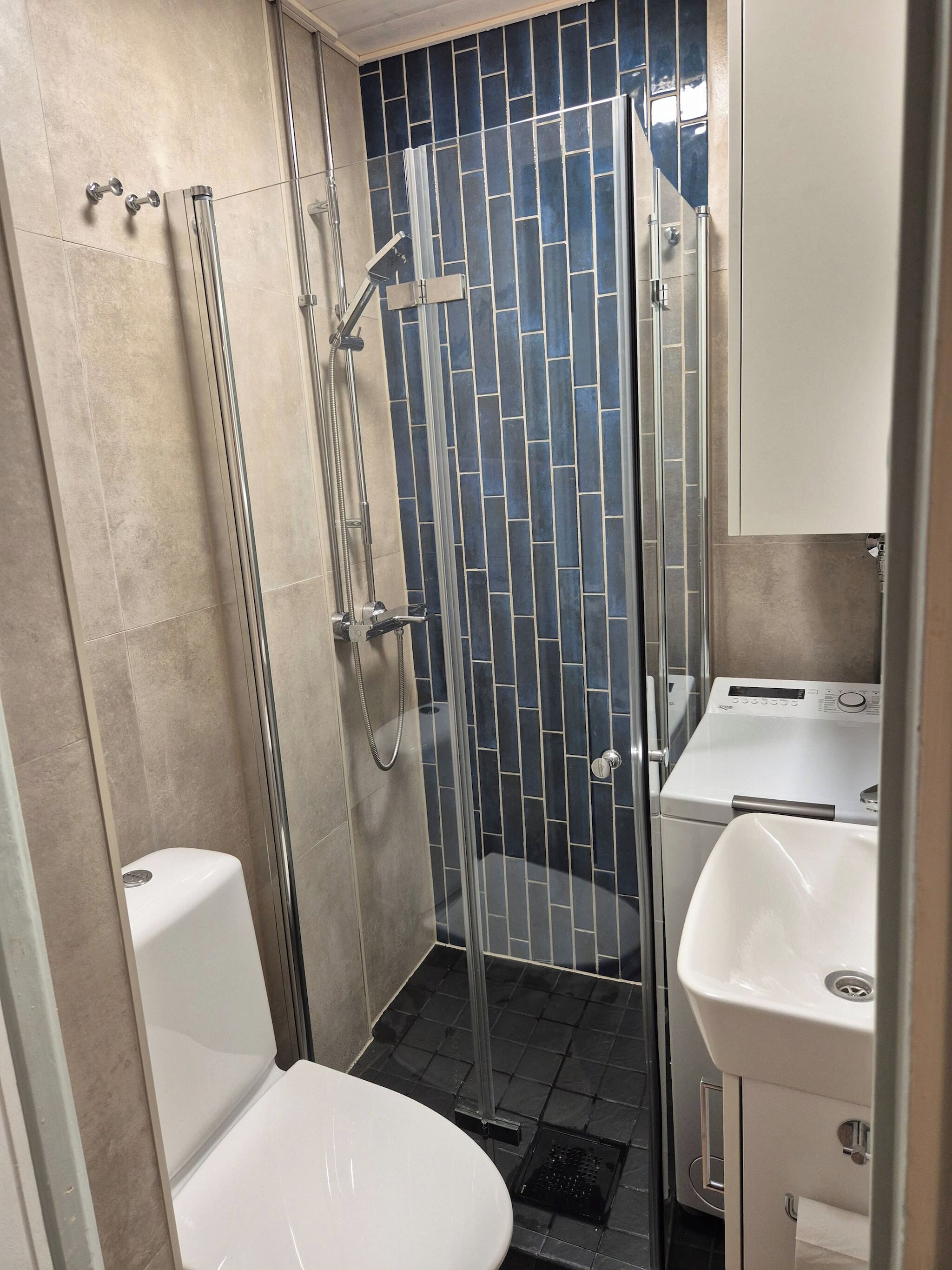 Huoneisto, 1 makuuhuone, patio | Kylpyhuone